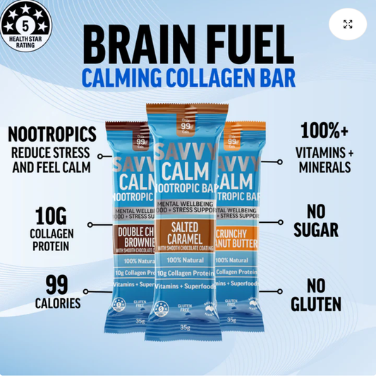 SAVVY Calm Bar 35g Salted Caramel
