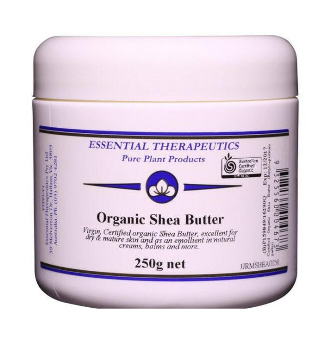 Essential Therapeutics Organic Shea Butter 250g
