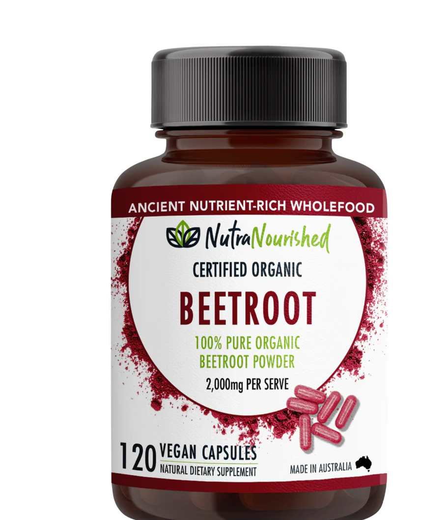 Nutra Nourished Organic Beetroot 120 caps