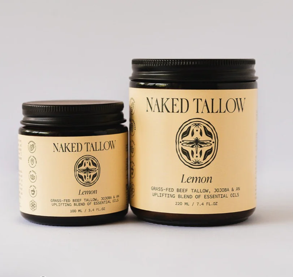Naked Tallow Lemon 180g