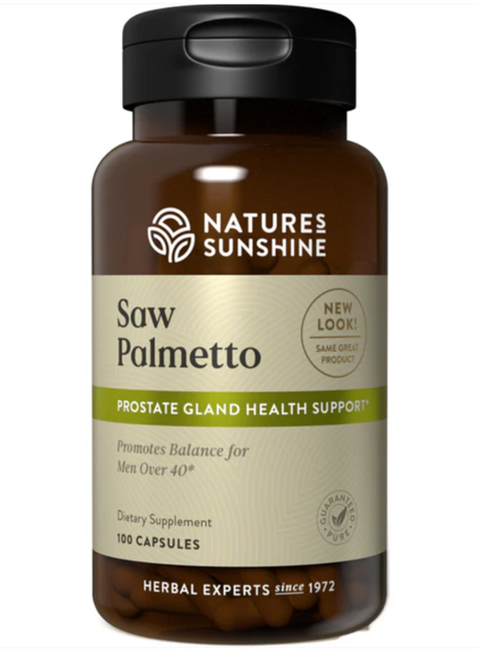 Natures Sunshine Saw Palmetto 550mg 100s