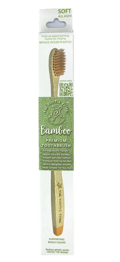 The Turtle Tribe Bamboo Toothbrush Soft