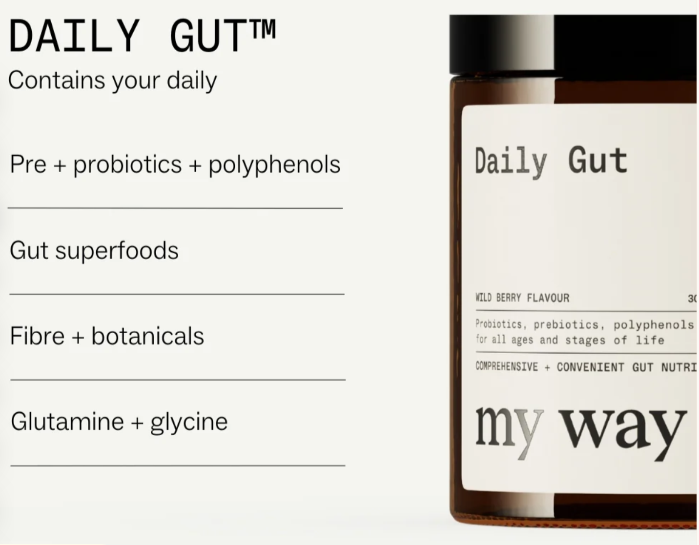 My Way Up Daily Gut Nutrition 270g