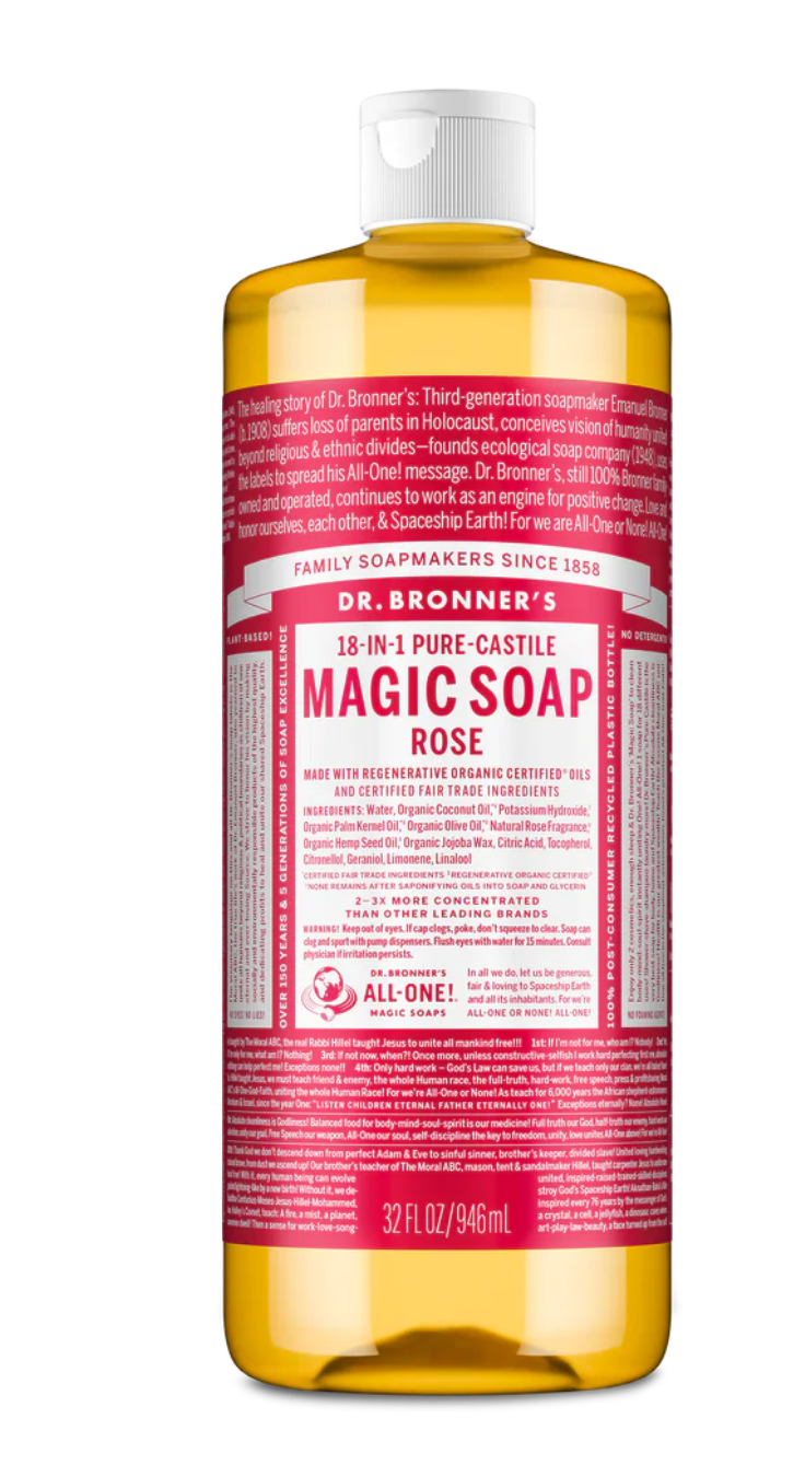Dr Bronners Hemp Rose 946ml