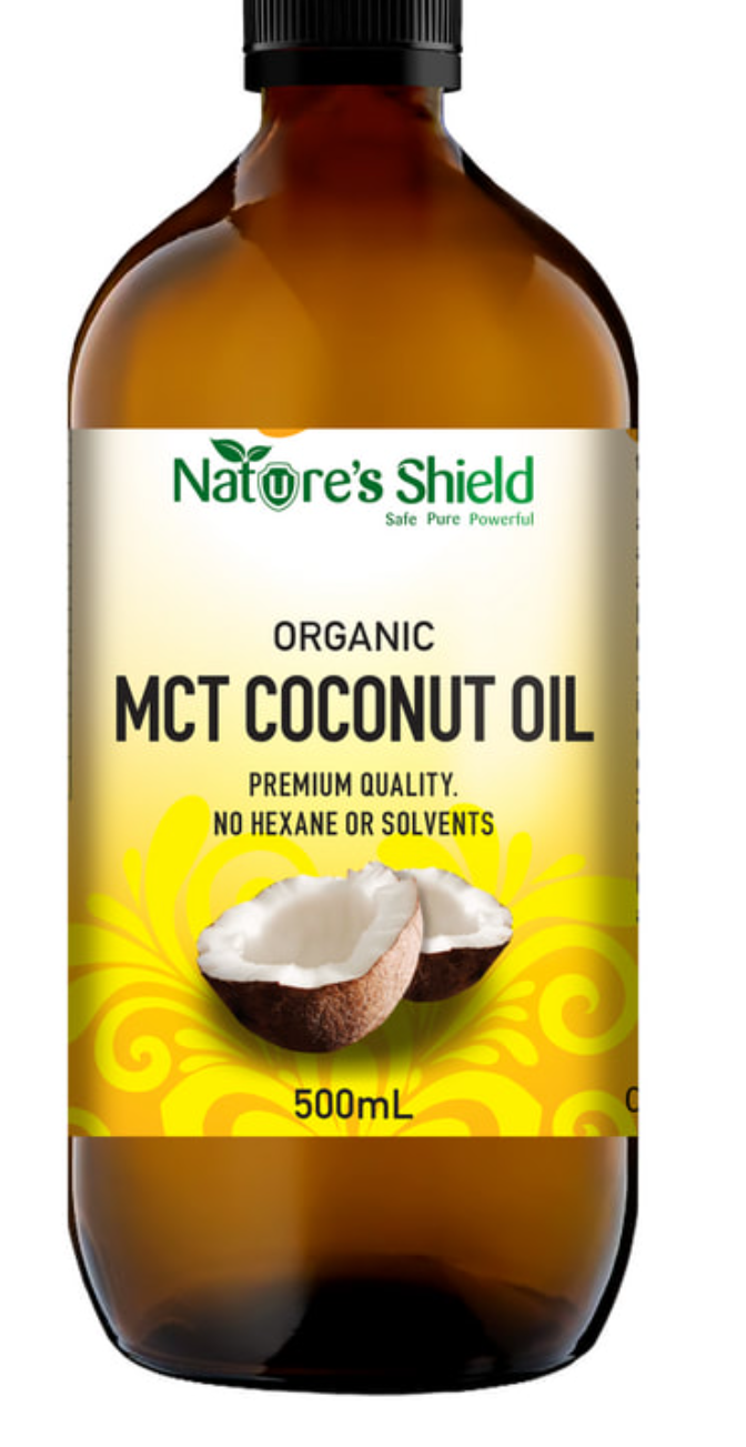 Nature's Sheild Organic MCT Coconut Oil 500ml