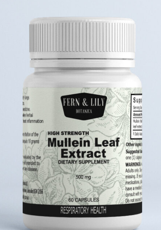Fern and Lily Mullein Leaf Extract 500mg 60s