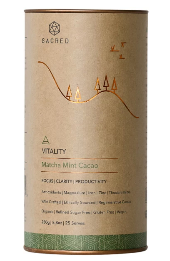 Sacred Taste Matcha Mint Cacao VITALITY 250g