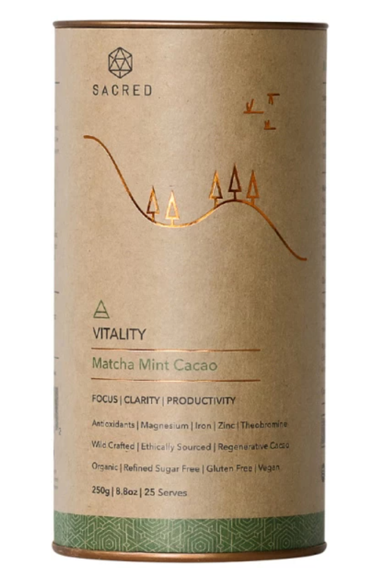 Sacred Taste Matcha Mint Cacao VITALITY 250g