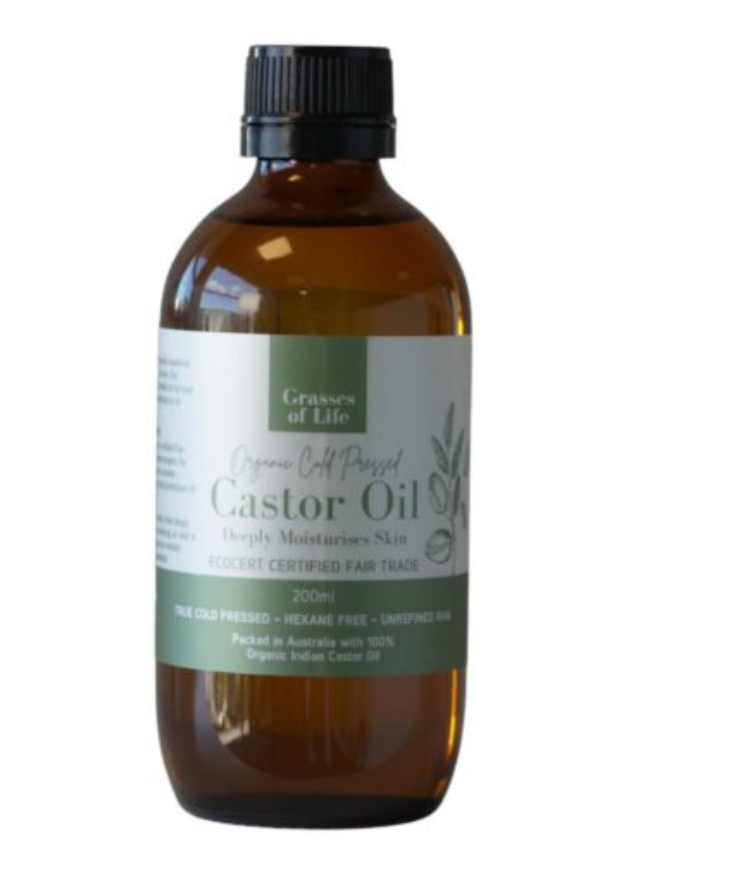 Grasses of Life Cold Pressed Castor Oil 200ml