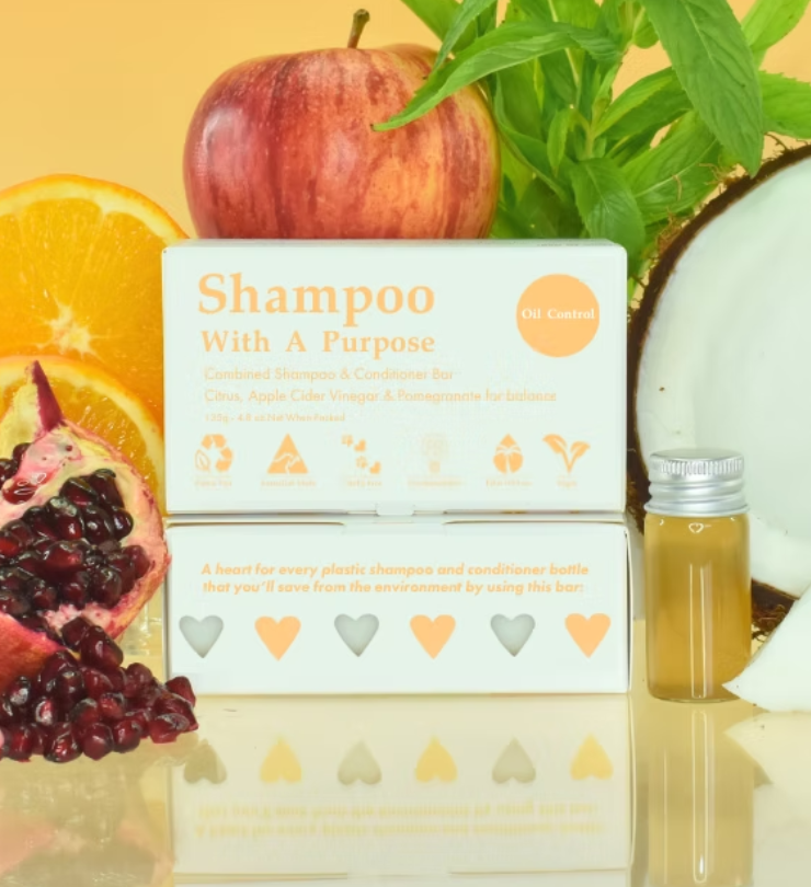 Shampoo With a Purpose Unscented Shampoo + Conditioner Bar Oil Control