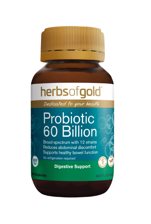 Herbs of Gold Probiotic 60 Billion 60 Caps