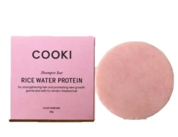 Cooki Haircare Shampoo Bar Rice Water Protein 65g
