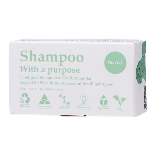 Shampoo with a Purpose Shampoo and Conditioner Bar The OG 135g