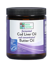 Load image into Gallery viewer, Green Pasture Fermented Cod Liver Oil and Concentrated Butter Oil Gel 188ml
