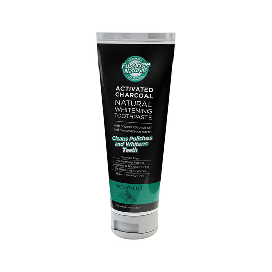Essenzza FF Naturals Activated Charcoal Toothpaste Spearmint 113g