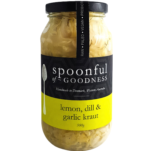 Spoonful of Goodness Lemon, Dill & Garlic Kraut 500g