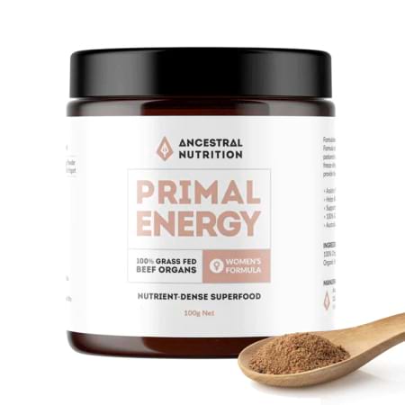 Ancestral Nutrition Primal Energy WOMENS 100g Powder