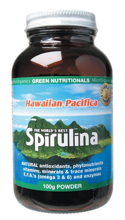 Green Nutritionals Hawaiian Spirulina 100g POWDER