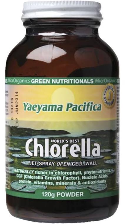 Green Nutritionals Yaeyama Pacifica Chlorella 120g POWDER