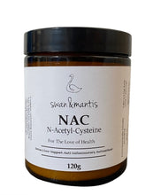 Load image into Gallery viewer, Swan and Mantis NAC (N-Acetyl-Cysteine) 120g
