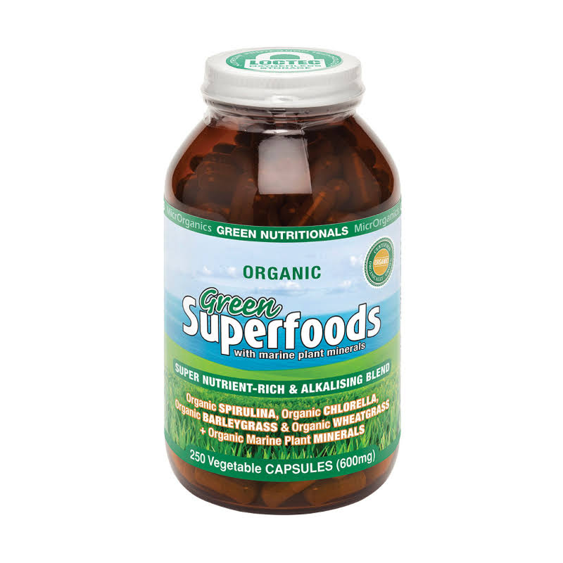 Green Nutritionals Green Superfoods 250 Capsules