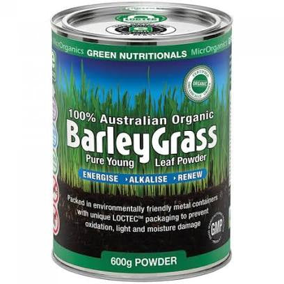 Green Nutritionals Australian Organic Barleygrass 600g