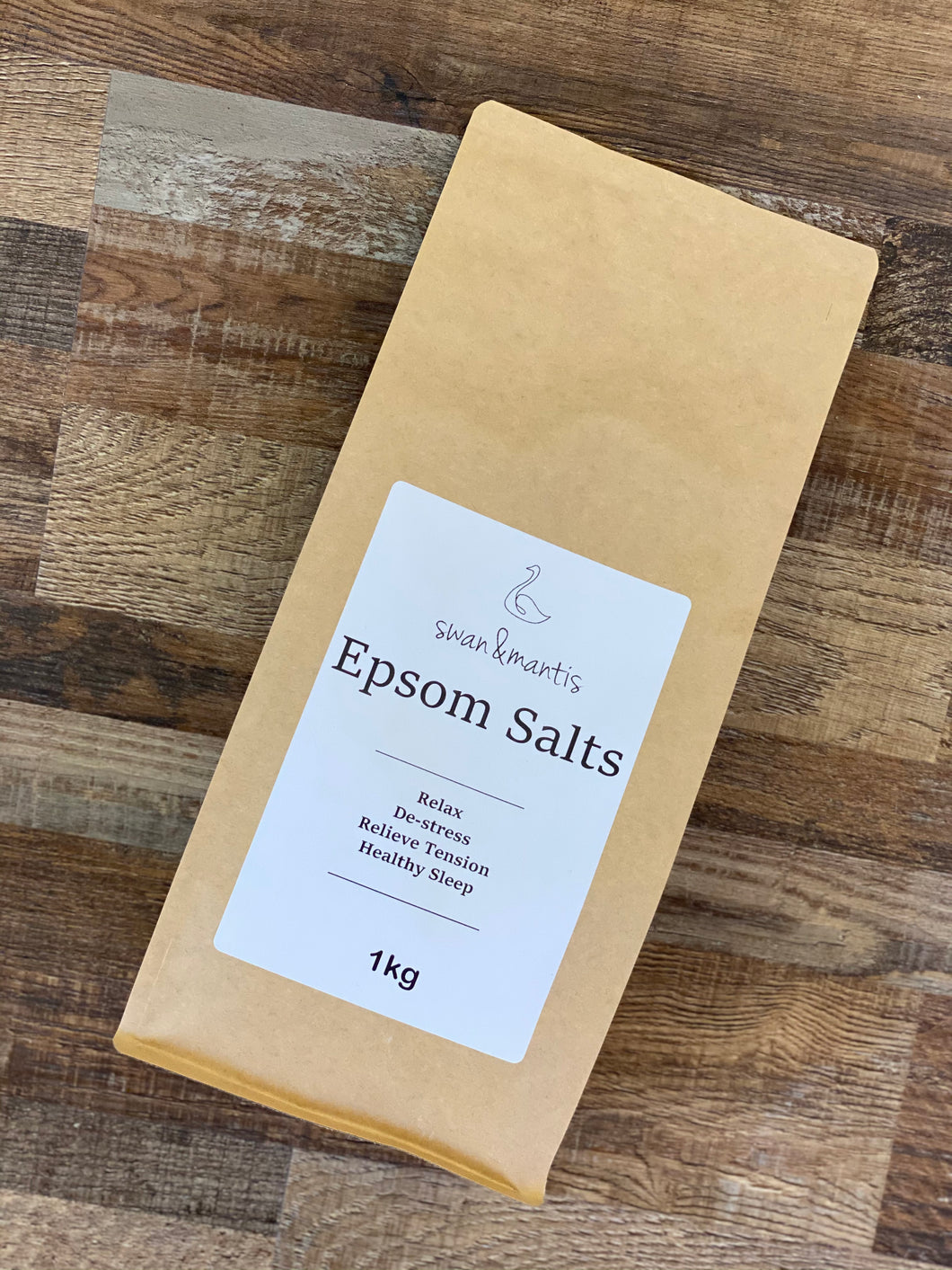 Swan and Mantis Pharmaceutical Grade Epsom Salts 1kg