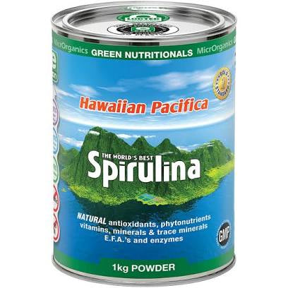 Green Nutritionals Hawaiian Pacifica Spirulina 1kg Powder