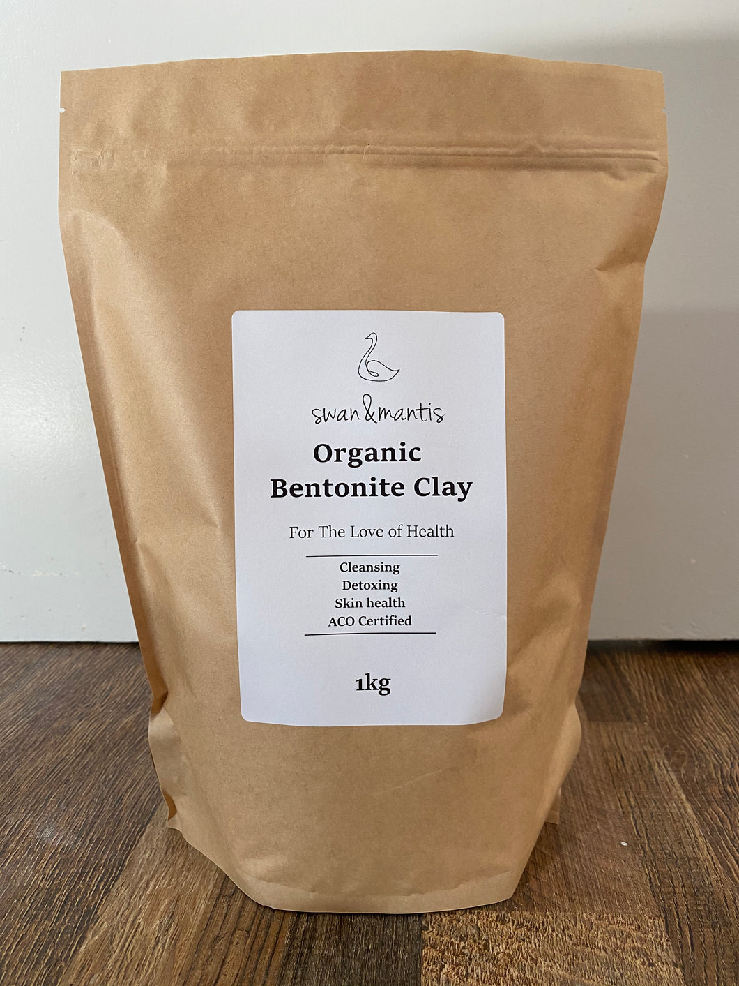 Swan and Mantis Organic Bentonite Clay 1kg