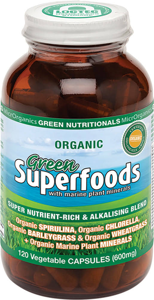 GREEN NUTRITIONALS Superfoods 120 caps