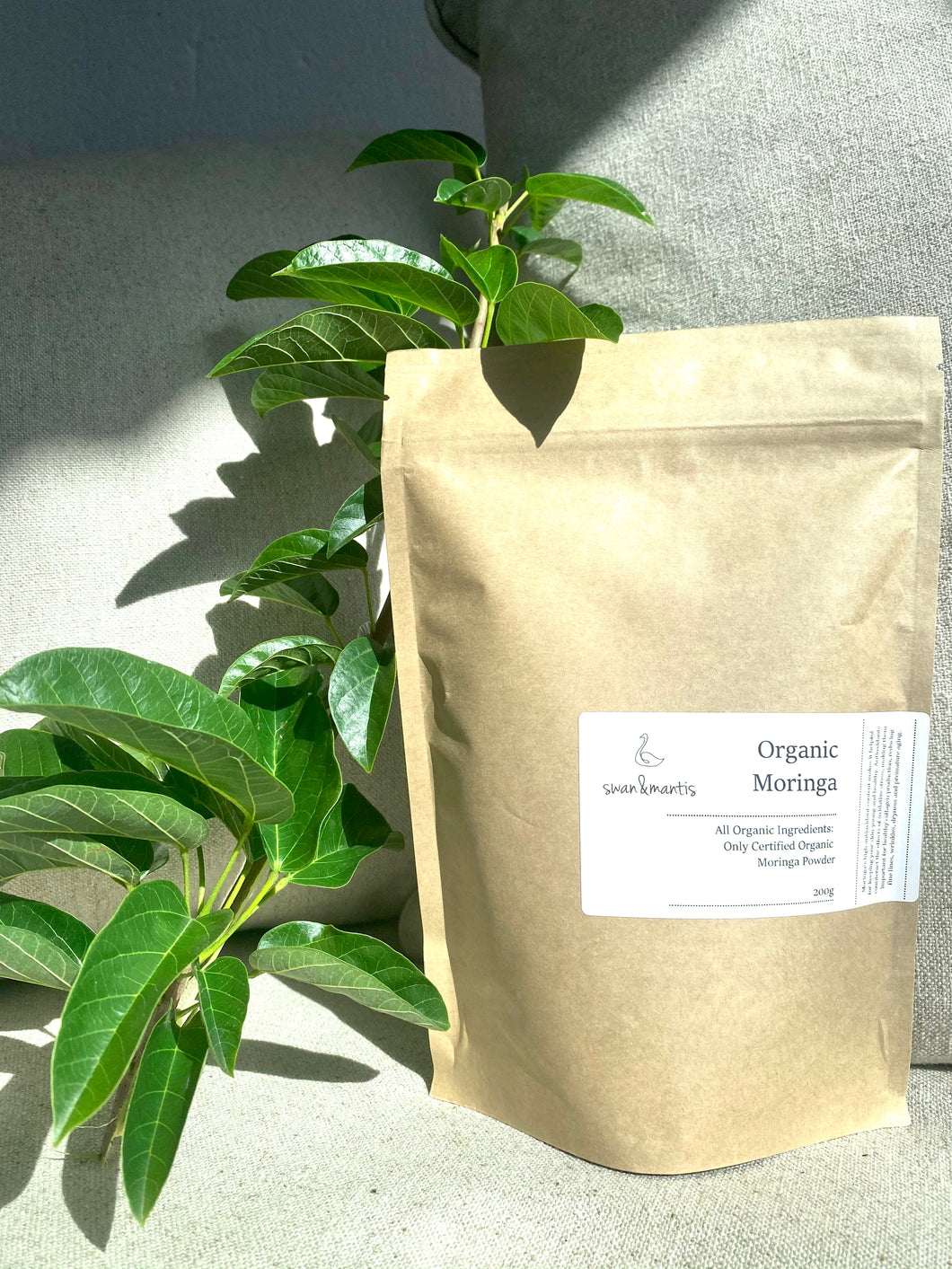 Swan and Mantis Organic Moringa Powder 200g