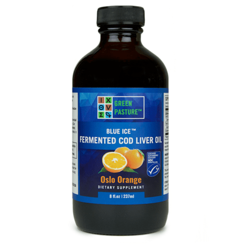 Green Pastures Blue Ice Fermented Cod liver Oil Oslo Orange 237ml